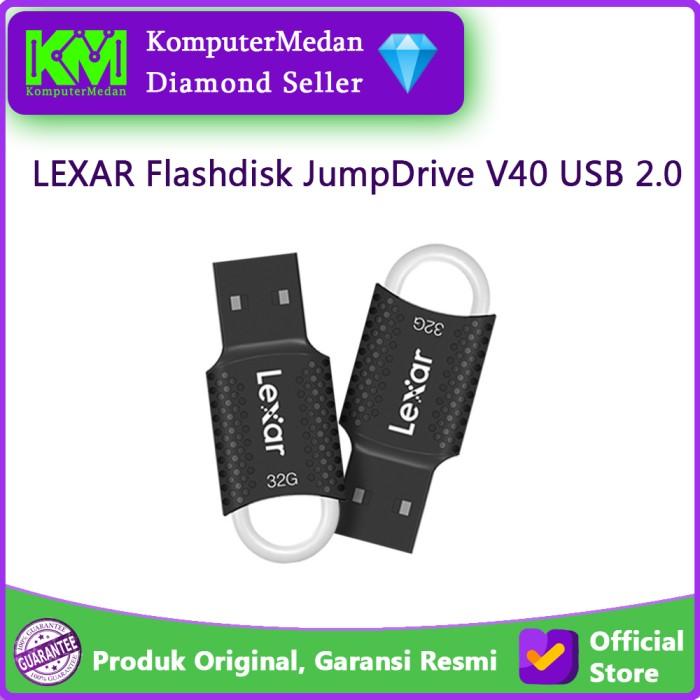 Gambar Flashdisk LEXAR JumpDrive V40 8GB 16GB 32GB USB 2.0 - 8GB dari KomputerMedan OS undefined Tokopedia