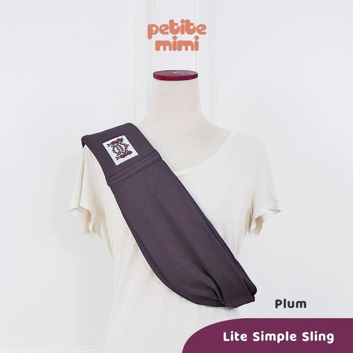 Gambar Petite Mimi - Lite Simple Sling | Gendongan Busa - PLUM, S dari Chubby Baby Jakarta undefined Tokopedia
