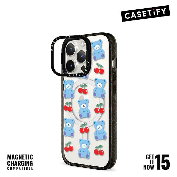 Gambar Case iPhone 15 Pro Max Casetify Magsafe Impact Ring Cherry Bear - Cherry Bear dari PlayWorks Store undefined Tokopedia