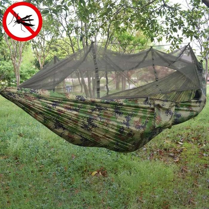 Gambar Camping Outdoor Hammock With Mosquito Net Outdoor Furniture 1-2 P dari Abanidde Shopt undefined Tokopedia