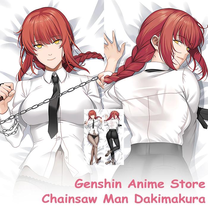 Jual Chainsaw Man Dakimakura Anime Makima Cosplay Body Pillow Case ...