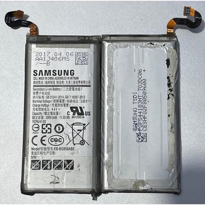 Baterai Battery Samsung Galaxy S8s8 Flat Eb-bg950abe Original Copotan