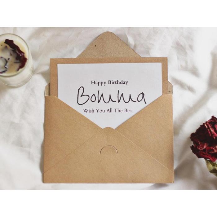 Gambar Custom gift card dari hgfbkl undefined Tokopedia