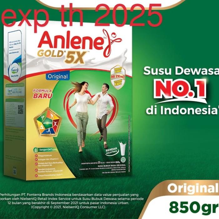 Gambar Susu Bubuk Anlene Gold 5X Rasa Original & Coklat 850Gr Berkualitas dari HUTRI NUIH186 undefined Tokopedia