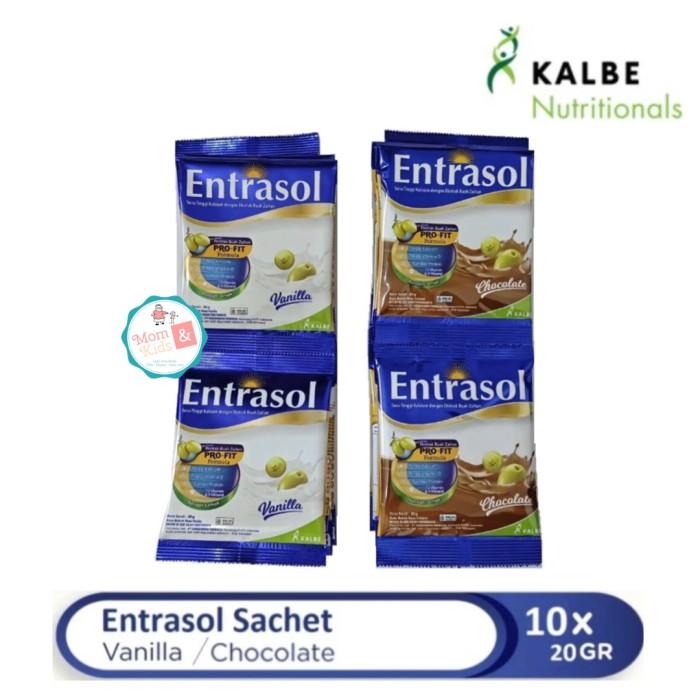 Gambar R1CH.  ENTRASOL GOLD SACHET RENCENG VANILA COKLAT 10x20g dari niakurnia21 undefined Tokopedia