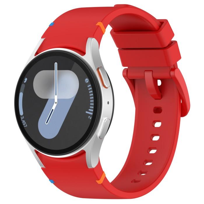 Gambar Strap Samsung Galaxy Watch7 FE 6 5 4 Classic 40mm 44mm 43mm 47mm PGS39 Tali Jam Silicone Smoth Premium Silikon Luxury - RED dari Kapten Case undefined Tokopedia