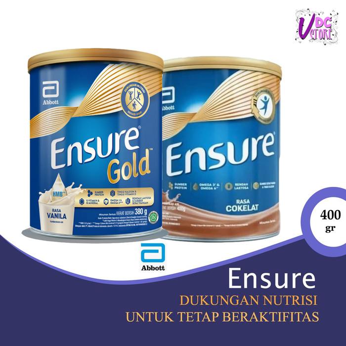 Gambar R1CH.  ENSURE 400 g Vanila dan Coklat Susu Nutrisi Dewasa Rendah Laktosa dari tatihgf undefined Tokopedia