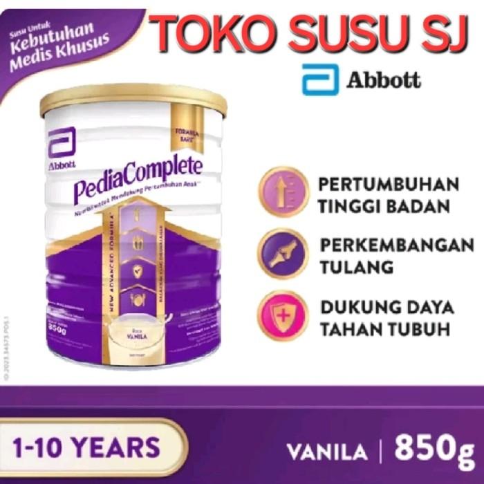 Gambar PEDIASURE COMPLETE VANILA 850 GR (1-10 TAHUN) dari toko Ved undefined Tokopedia