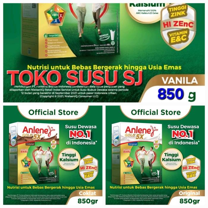 Gambar Anlene Gold 5X Vanila Coklat Original 885 Gram/885Gr/Plus/900Gr/Plain dari serahan jaya undefined Tokopedia