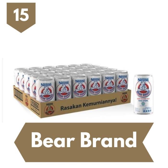 Gambar Susu Beruang Bear Brand I Bear Brand 189Ml I 1/2 Karton Isi 15 Pcs dari serahan jaya undefined Tokopedia