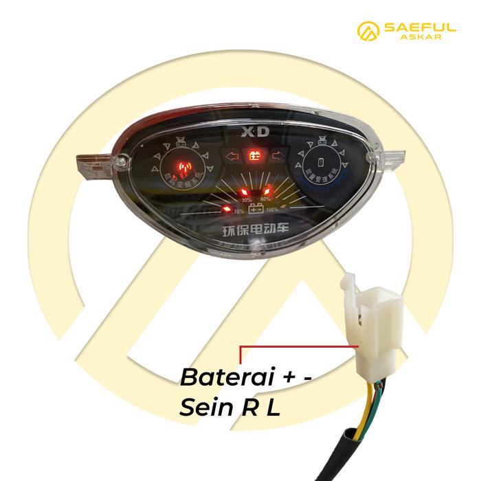 Gambar Display Indikator Speedometer Sepeda Listrik Motor Listrik 48v 60v 72v - Model A dari Saeful Askar Karawang undefined Tokopedia