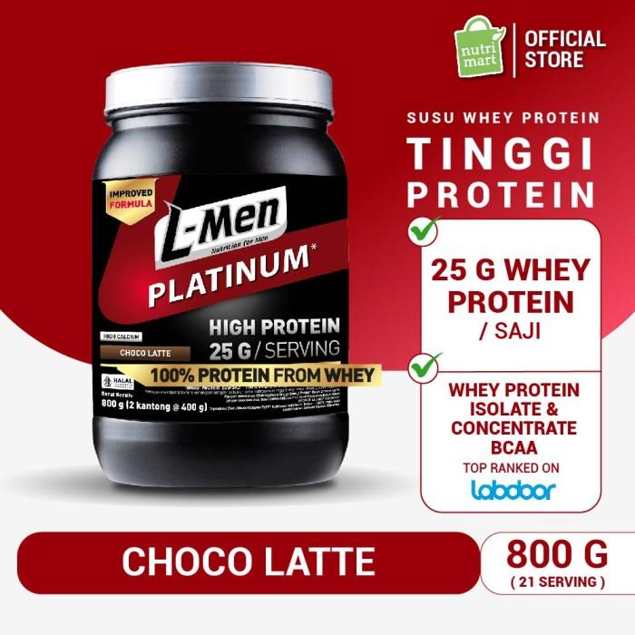 Gambar L-Men Platinum Choco Latte 800gr - Suplemen Olahraga Tinggi Protein dari RUMAHBAKUL STORE undefined Tokopedia