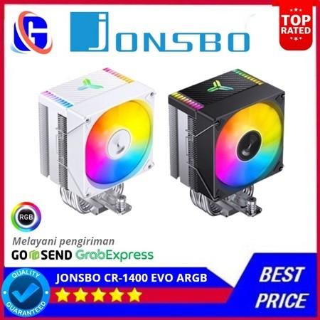 Gambar JONSBO CR-1400 EVO ARGB 90mm Air CPU Cooler - Jonsbo cr1400 evo - Hitam - Hitam dari 15 COMP undefined Tokopedia