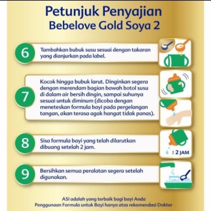 Gambar Come!! Susu Formula Bayi Bebelove Gold Soya 2 6-12 Bulan 360 gr 360g dari enungdax undefined Tokopedia