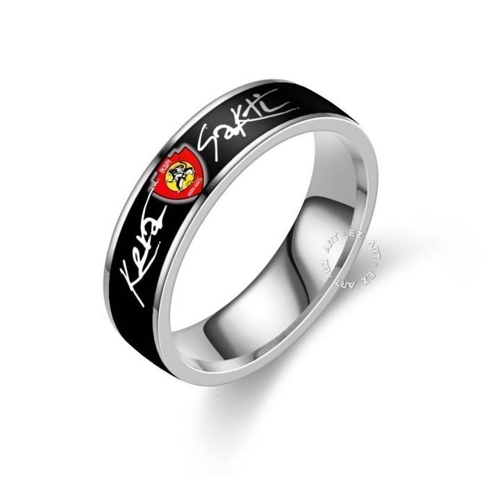 Gambar CINCIN KERA SAKTI IKSPI IKS PI PENDEKAR SILAT STAINLESS STEEL - Silver, Size 6 dari EZ Art undefined Tokopedia