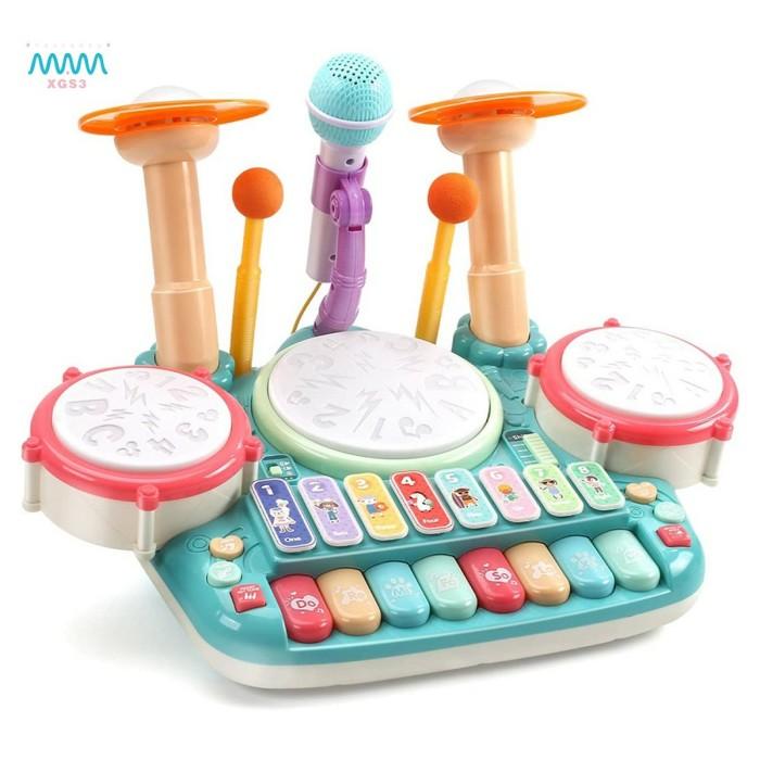 Gambar PTR Mainan Anak Alat Musik Keyboard Drum Piano Xylophone Elektronik dari sinaga3 undefined Tokopedia