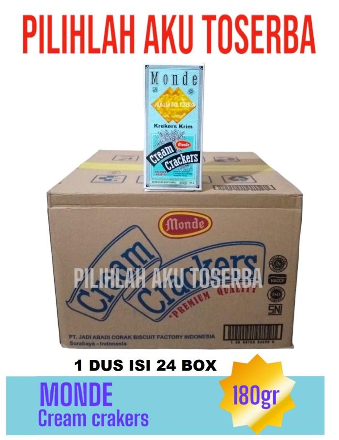 Gambar Biskuit Malkist Monde Cream Crackers 180 Gr - ( Harga 1 Dus Isi 24 ) Oiad dari agensh7 undefined Tokopedia