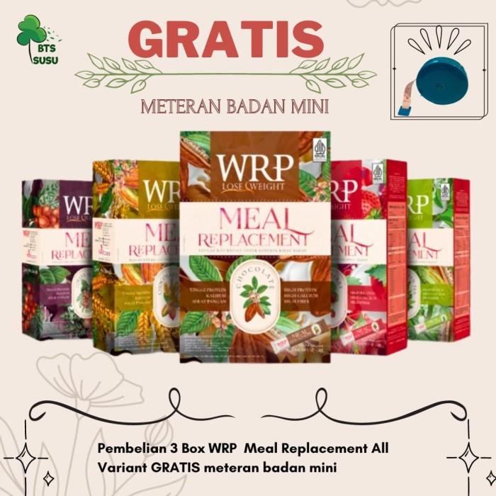 Gambar LengkapMurah- WRP meal replacement isi 6 sachet/ susu diet WRP dari hdkfhdibh undefined Tokopedia
