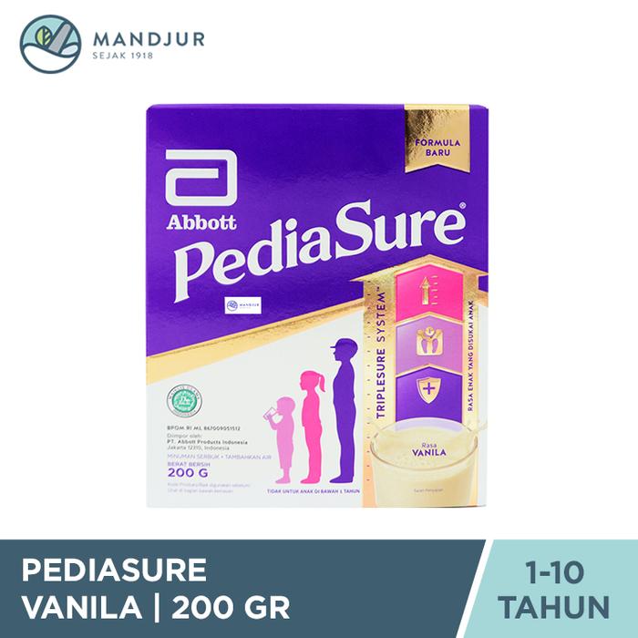 Gambar Pediasure Vanila 200 Gram - Susu Pendukung Nutrisi Pertumbuhan Anak dari bolliang undefined Tokopedia