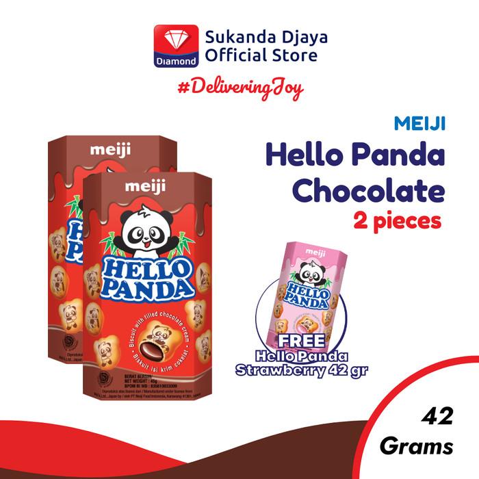 Gambar Meiji Hello Panda Biskuit Chocolate Snack Ringan 42 Gr Buy 2 get 1 dari Sukanda Djaya undefined Tokopedia