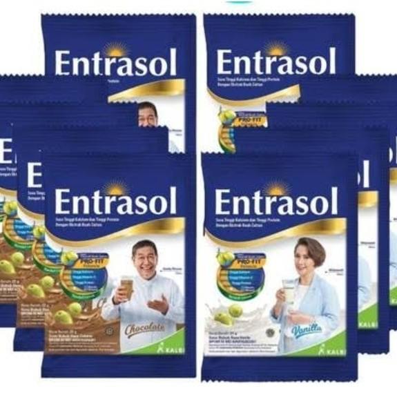 Gambar LengkapMurah- entrasol renceng 10 sachet x 22gr Vanilla/Coklat dari desuni shop91 undefined Tokopedia