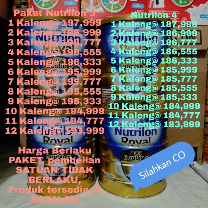 Gambar Paket 2 Kaleng Nutrilon Royal dari bolliang undefined Tokopedia