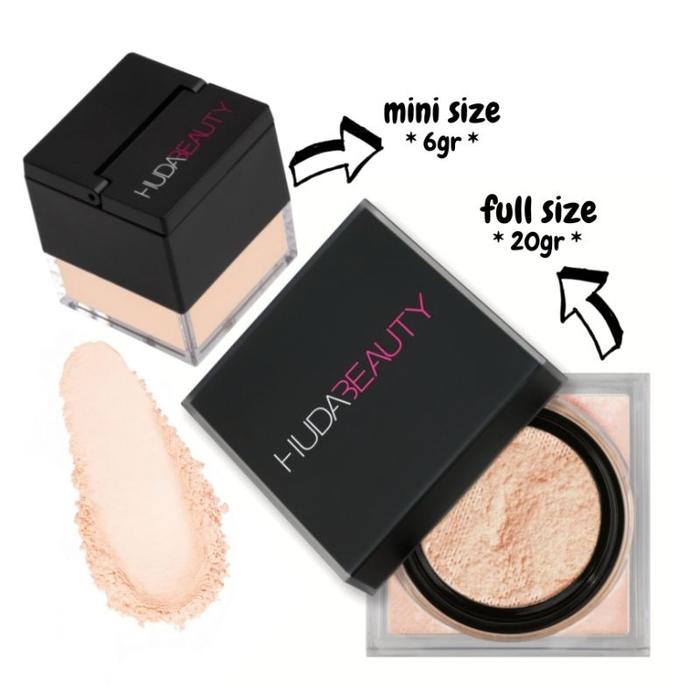 Gambar Ready Stok HUDA BEAUTY/LOOSE POWDER/EASY BAKE LOOSE POWDER 20GR/BABY BAKE LOOSE BAKING & SETTING POWDER MINI 6GR TERLARIS - Peach Pie, Mini Size - 6gr dari kariosa fashion undefined Tokopedia