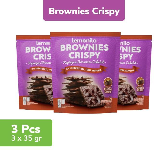 Gambar Legitz- 3 Pcs Lemonilo Brownies Crispy Chocochips 35g - FS dari hanabikos undefined Tokopedia