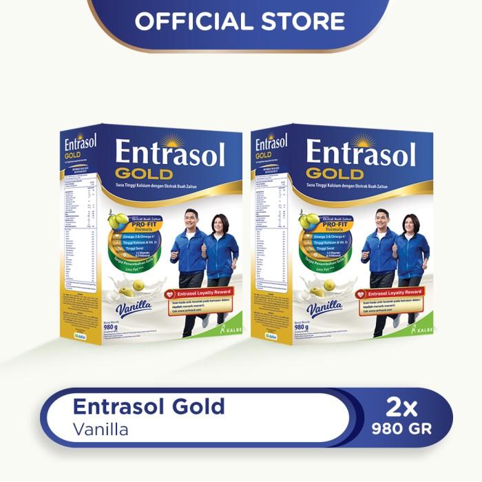 Gambar LengkapMurah- TWIN PACK ENTRASOL GOLD VANILLA 980G - 2 PCS dari urasbuak fashion undefined Tokopedia