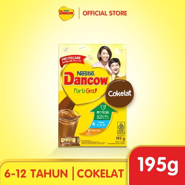 Gambar KidsWear- Nestle DANCOW FortiGro Susu Bubuk Susu Anak Coklat 195g dari paresian fashion undefined Tokopedia