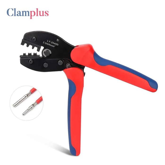 Gambar Tang Crimping Connector MC4 Wire Cable Terminal Pliers 13-10 AWG 2.5.-6mm2 - LY-2546B dari RR Elektrik undefined Tokopedia