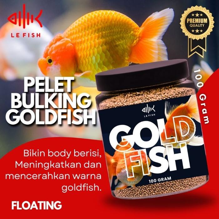 Jual LEFISH GOLDFISH Pelet Goldfish Koki Hi Protein Growth Push BULK ...