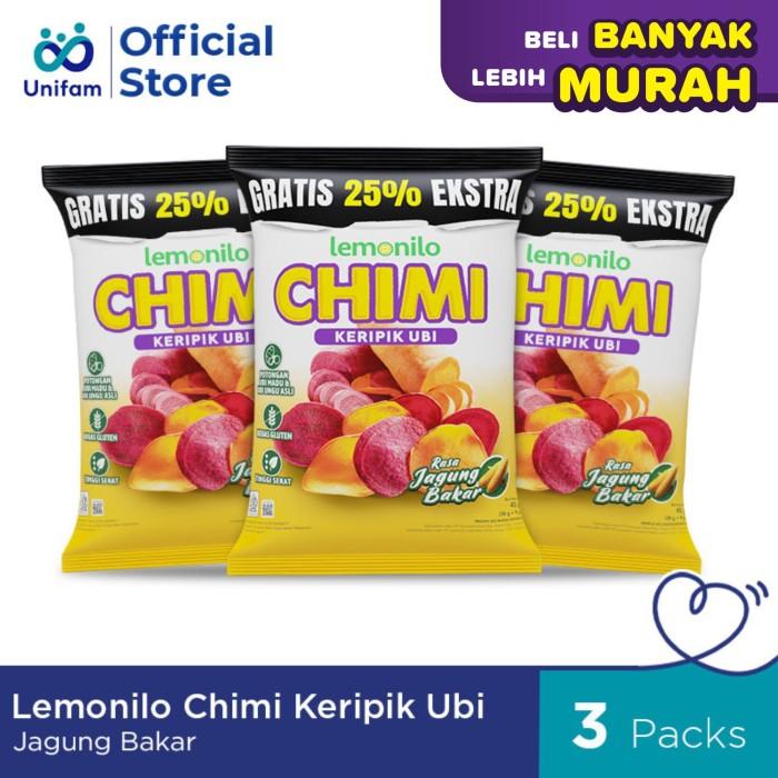 Gambar LengkapMurah- Paket 3 - Lemonilo Chimi Keripik Ubi Rasa Jagung Bakar 50gr dari urasbuak fashion undefined Tokopedia