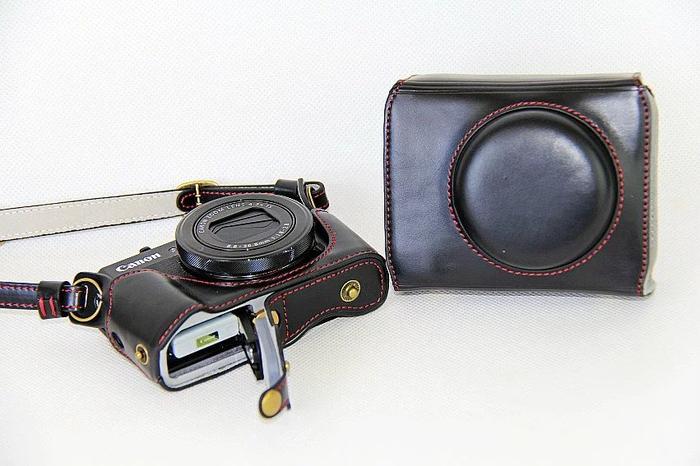Jual Baru High-grade Retro Vintage PU Leather Camera Case Bag For
