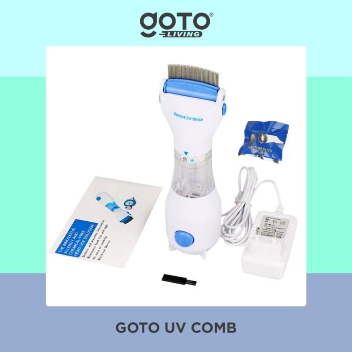 Gambar Sisir Rambut Penghilang Kutu Elektrik Vacuum V-comb - WHITE dari Dominan Shop Id undefined Tokopedia