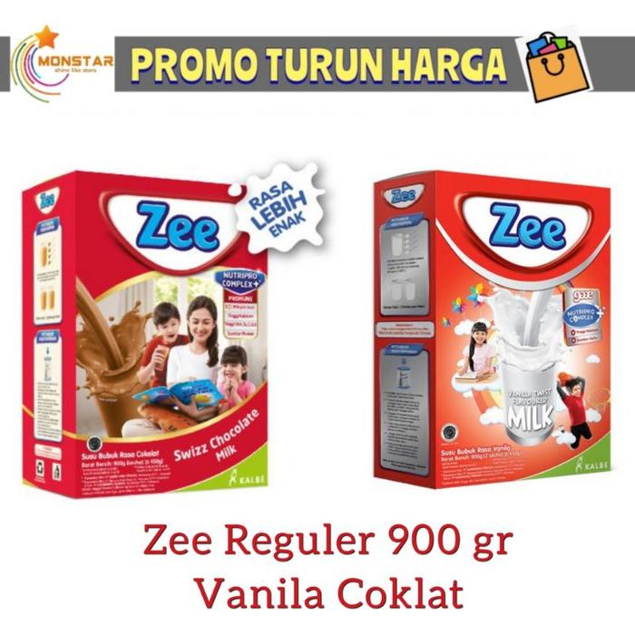 Gambar MONSTAR - SUSU ZEE 900GR/875GR VANILA COKLAT ZEE Reguler MURAH!!! dari rocky gerung shop undefined Tokopedia