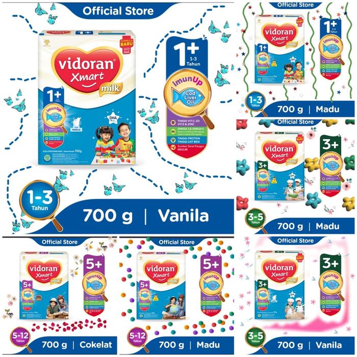 Gambar Vidoran 1+/3+/5+ 700 Gram dari bolliang undefined Tokopedia