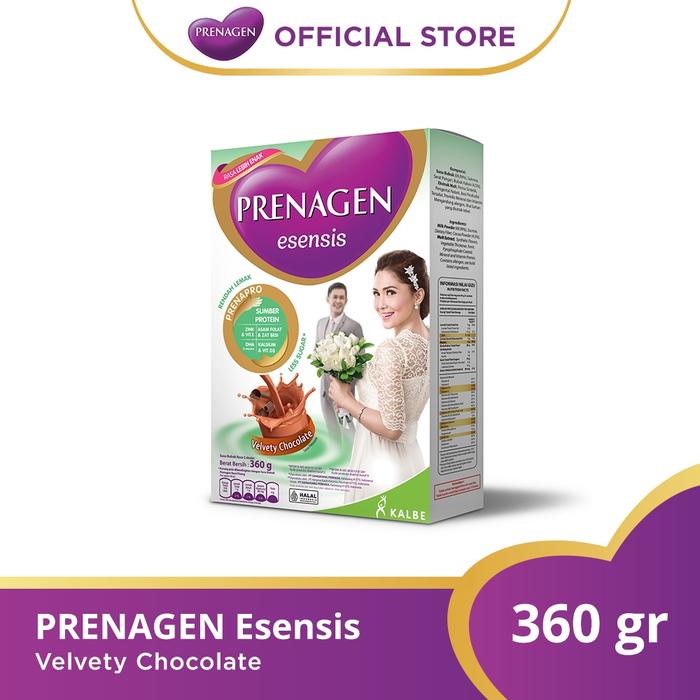 Gambar PRENAGEN ESENSIS VELVETY CHOCO 360 gr PROMIL | Susu Program Kehamilan MURAH!!! dari firasta shop 71 undefined Tokopedia