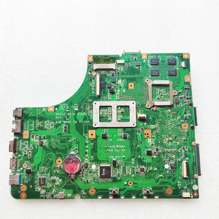 Gambar GILKOP K53SD Mainboard REV.5.1 For ASUS K53SD K53S A53S A53E X53S Laptop Motherboard K53SD Notebook DDR3 HM65 GeForce 610M 2GB dari gilkop undefined Tokopedia