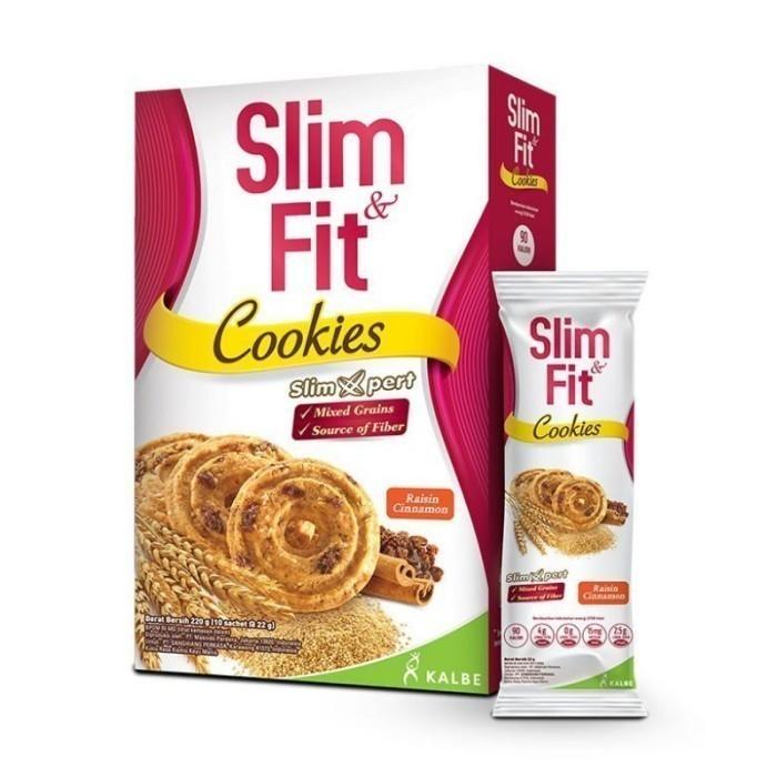 Gambar Slimfit slim & fit cookies DIET 10 Sachet 22 gram Dark Chocolate - Garlic Cheese dari tatan kids shop undefined Tokopedia