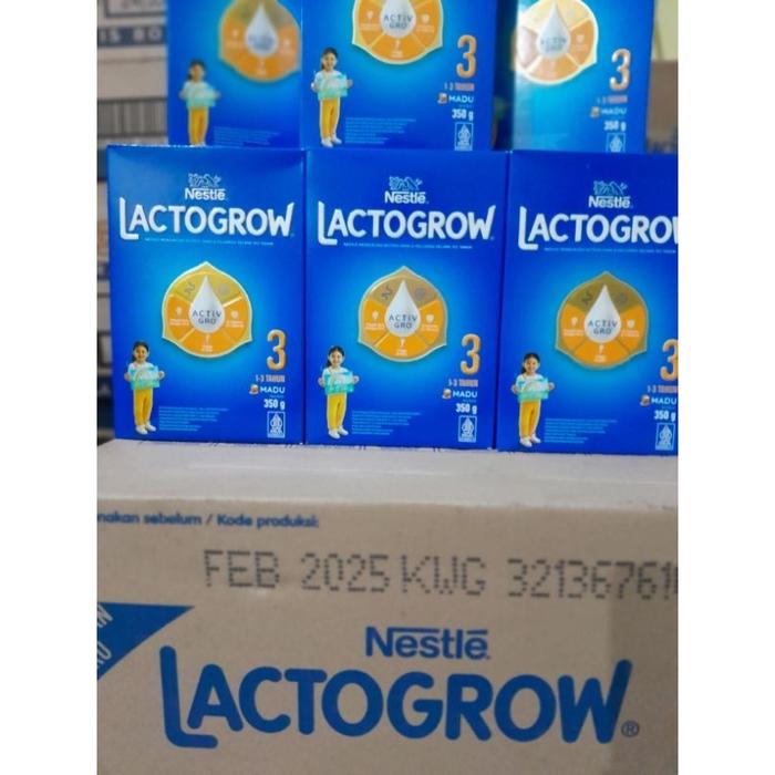 Gambar Lactogrow 3 Madu/Original 350G Susu Pertumbuhan Usia 1-3 Tahun dari bolliang undefined Tokopedia