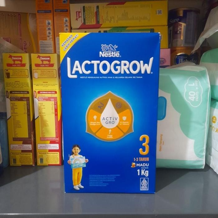 Gambar Lactogrow 3 Madu 1Kg Usia 1-3 Tahun Susu Formula Bayi Susu Pertumbuhan dari bolliang undefined Tokopedia