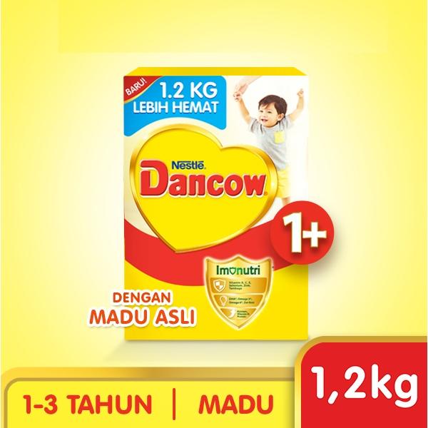 Gambar Dancow 1+ 1200gr - Dancow 1+ Susu Pertumbuhan 1200 gr - Vanila dari Bambi Store Malang undefined Tokopedia
