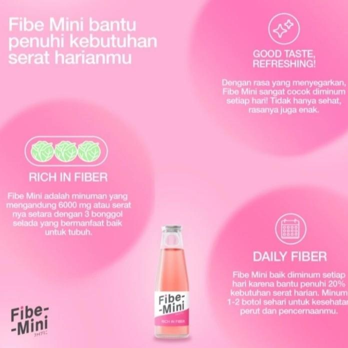 Gambar Fibe Mini, Minuman Kaya Serat 100 Ml. Isi 1 Karton 24 Botol Barangbaru dari Sahid bakery undefined Tokopedia