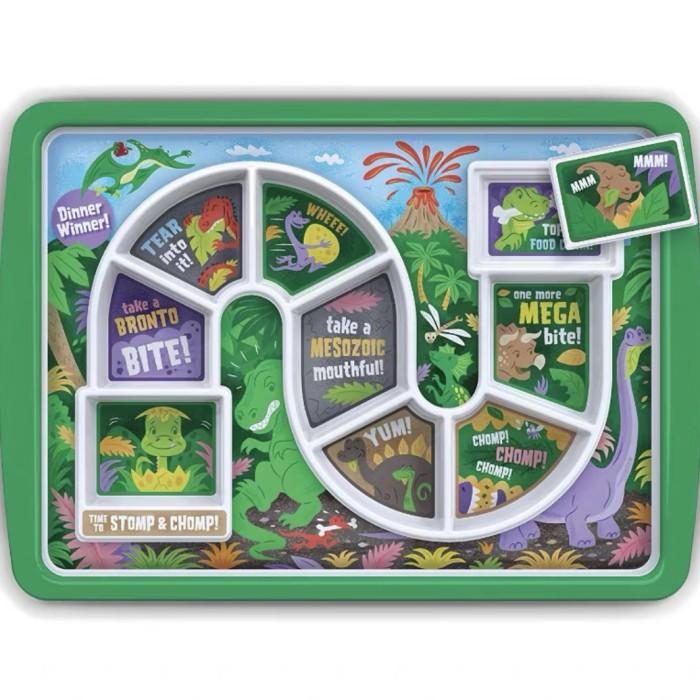 Gambar SALE TERLARIS PIRING MAKAN ANAK BAYI ANTI GTM DINNER WINNER FRED MAGICAL PLATE MURAH READYY - Dino dari fanistore30 undefined Tokopedia