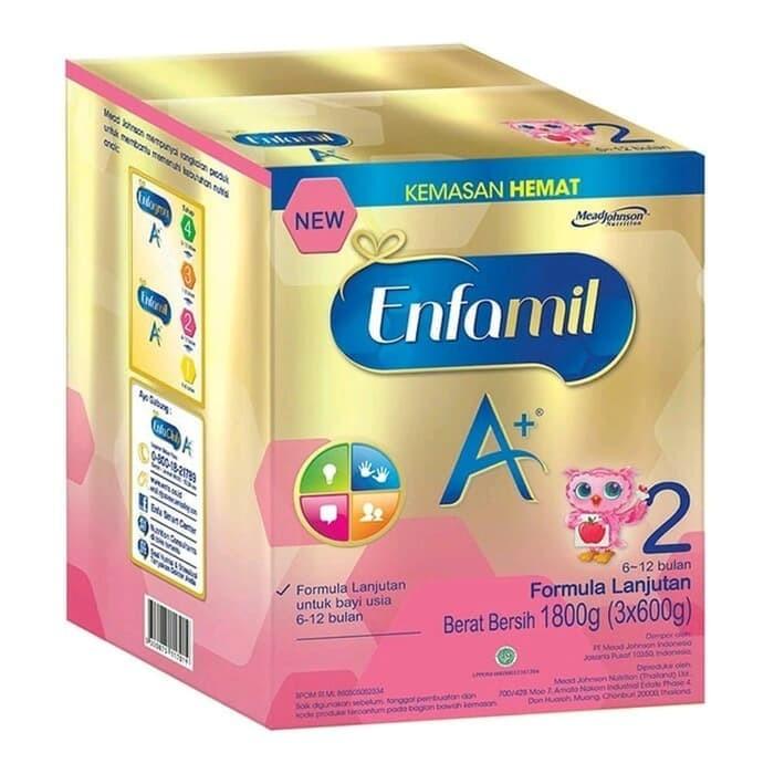 Gambar terbaru !!! enfamil a+2 formula lanjutan 1800gr usia 6 - 12 bulan ready dari TokoFals1 undefined Tokopedia