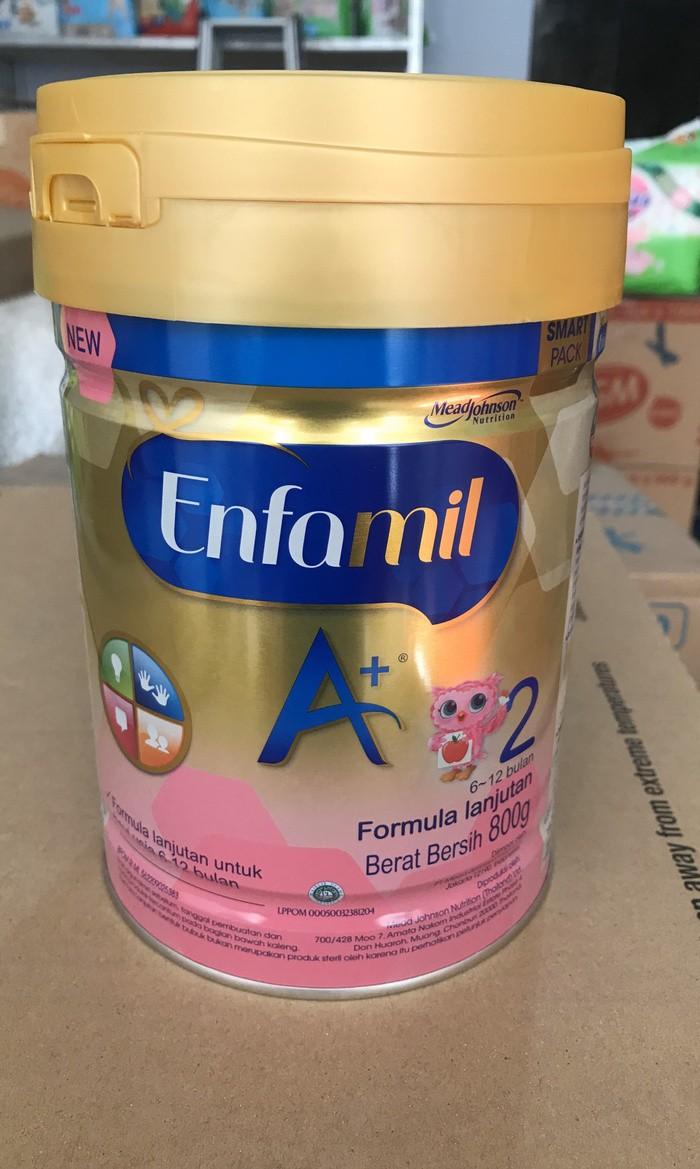 Gambar terbaru !!! susu bayi formula enfamil a+2 a+ 2 tahap 2 kaleng 800 gram 6-12 bulan ready dari TokoFals1 undefined Tokopedia