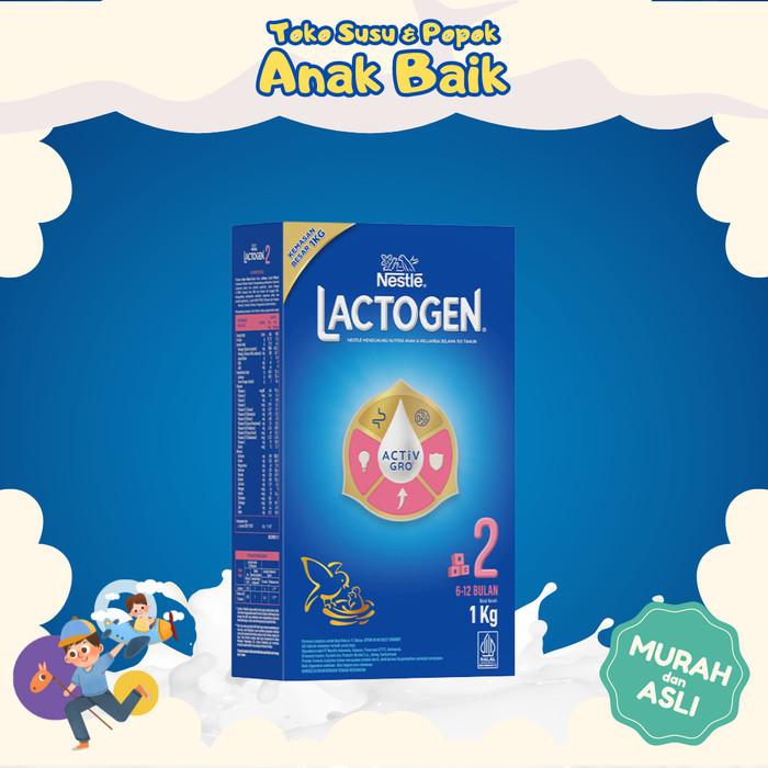 Gambar TERJAMIN!!! LACTOGEN 2 6-12 BULAN 1KG KODE 676 dari Lastri Ana undefined Tokopedia