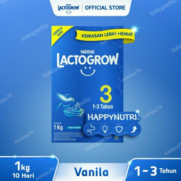 Gambar terbaru !!! lactogrow 3 vanila 1kg ready dari TokoFals1 undefined Tokopedia