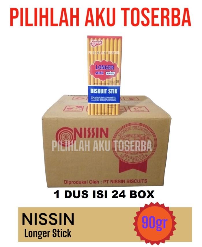 Gambar Biskuit Nissin Longer Stick 90 Gr - ( Harga 1 Dus Isi 24 Box ) Terlaris dari toko sembako berkah abadi undefined Tokopedia